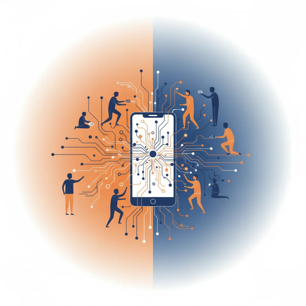 AI mobile app engagement with neural network patterns and user interactions