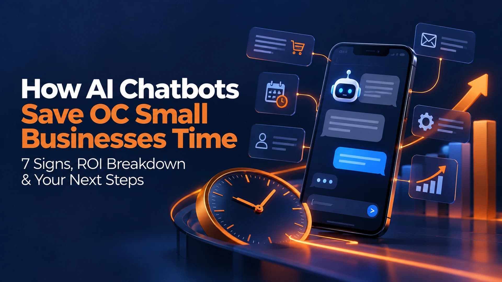 How AI Chatbots Save OC Small Businesses Time