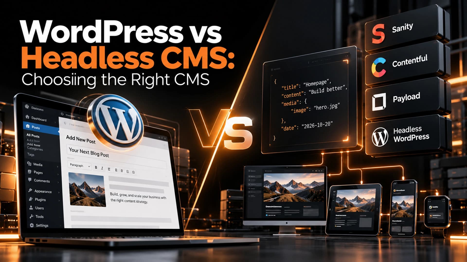 WordPress vs Headless CMS: How to Choose a CMS for Your Business Website