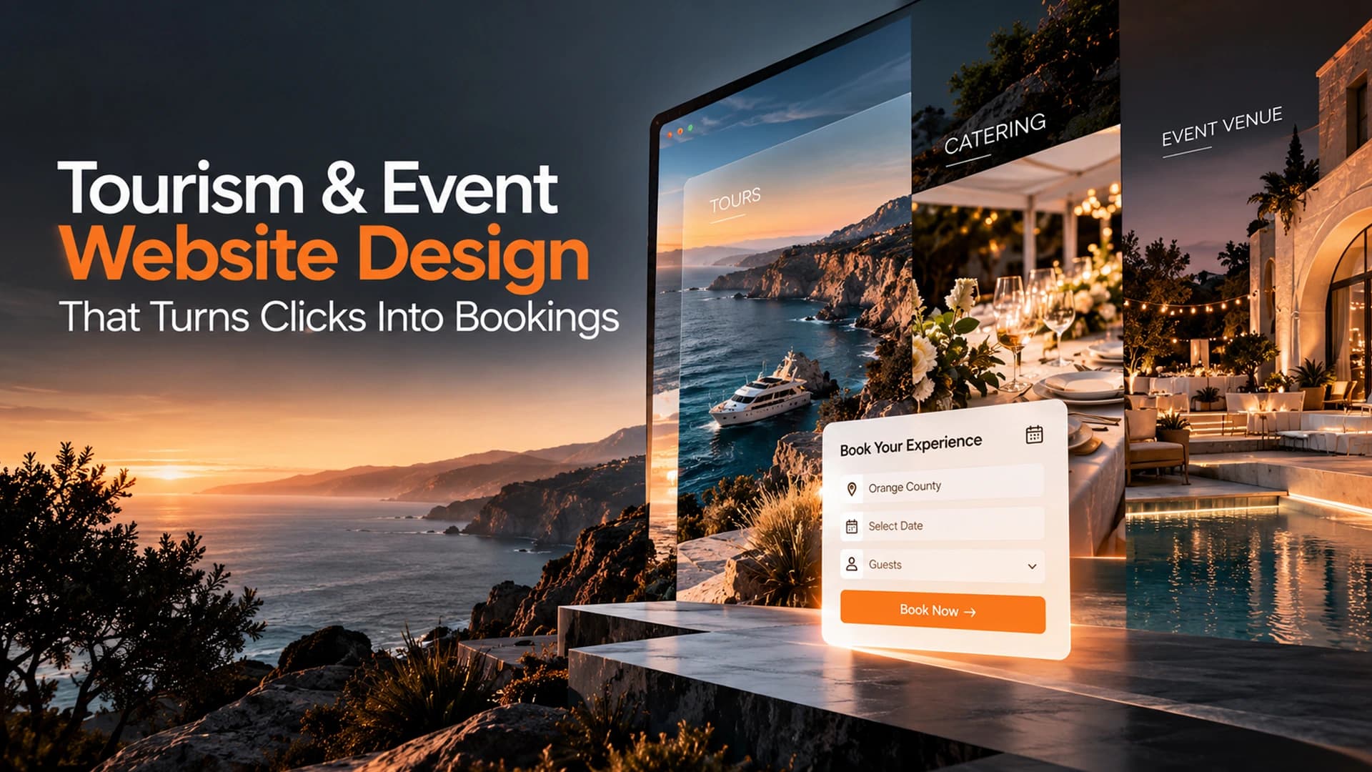 Website Design for Tourism, Catering, and Event Businesses: Turning Browsers into Bookings